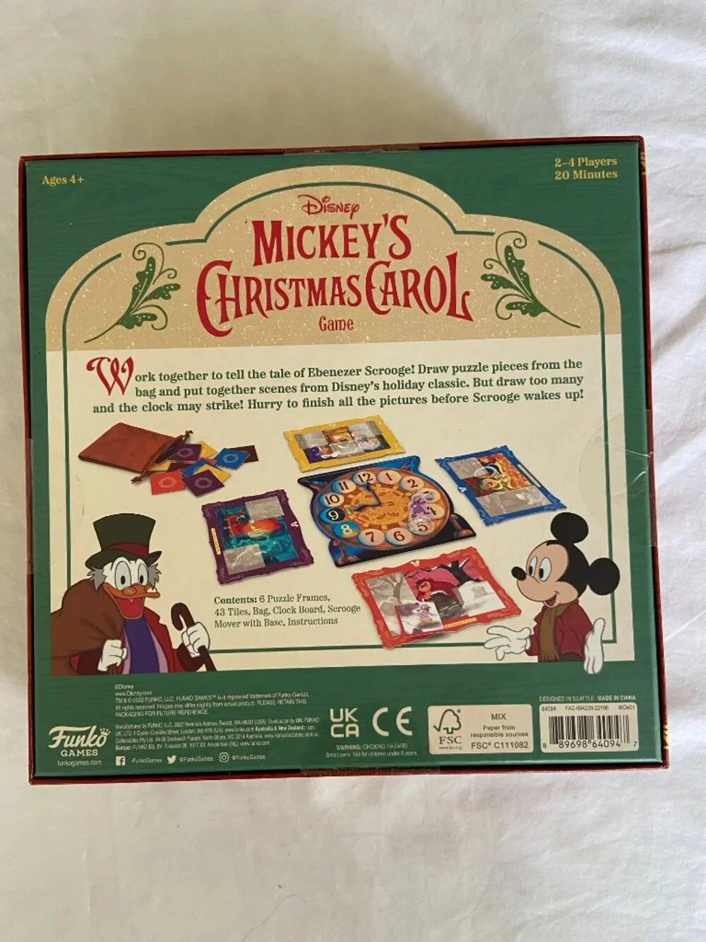 Disney Mickey's Christmas Carol Game